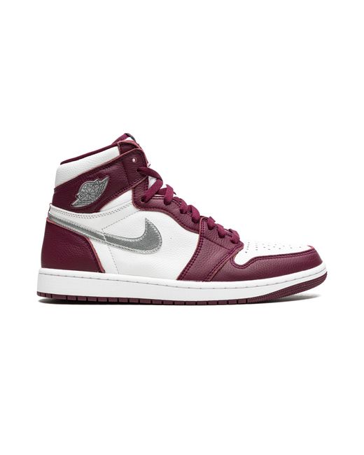 Nike Purple Air 1 Retro High Og "Bordeaux" 555088 611" for men