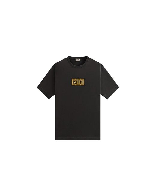Kith Black Marvel Thanos Vintage T-Shirt Khm032523 001" for men