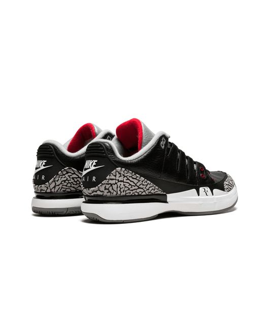 Nike Zoom Vapor Aj3 "black/cement Jordan 3" Shoes