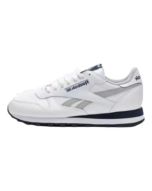 Reebok White Classic Leather "Vecnav" Id9914" for men