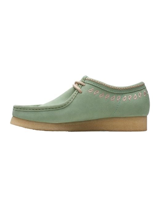 Clarks Green Wallabee 26172073" for men