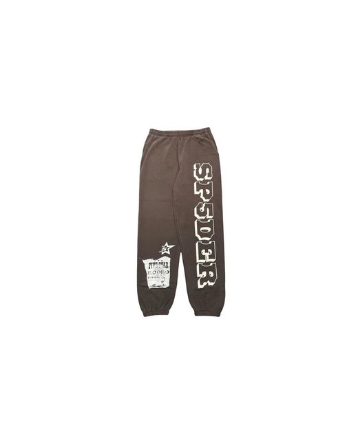 Sp5der Black 5Star Rodeo Sweatpants 317" for men