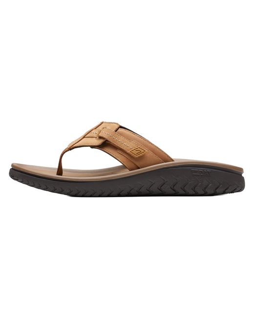 Clarks Black Wesley Sun "Tan Leather" 26176990" for men