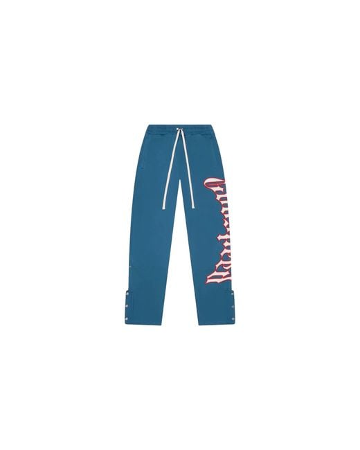 GODSPEED NEW YORK Blue Og Logo V2 Sweatpants "Water 8Agn8Nyp" for men