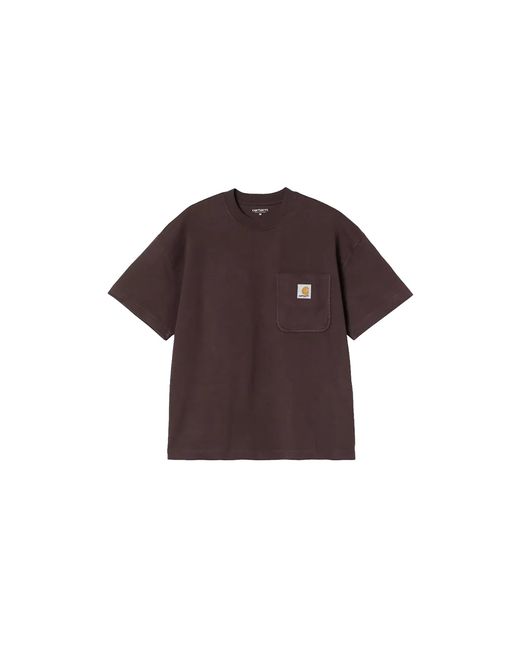 Carhartt Black Work Pocket T-Shirt "Palisander" I035523 33H Xx" for men