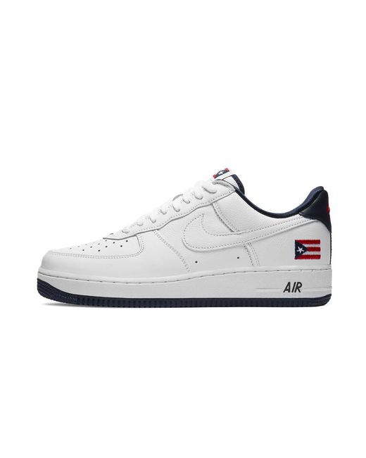 Nike White Air Force 1 Low Retro Puerto Rico (2020) for men