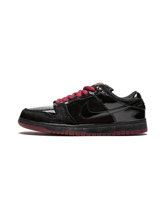 Nike Black Sb Dunk Low Premium 'mafia' Shoes - Size 7.5 for men