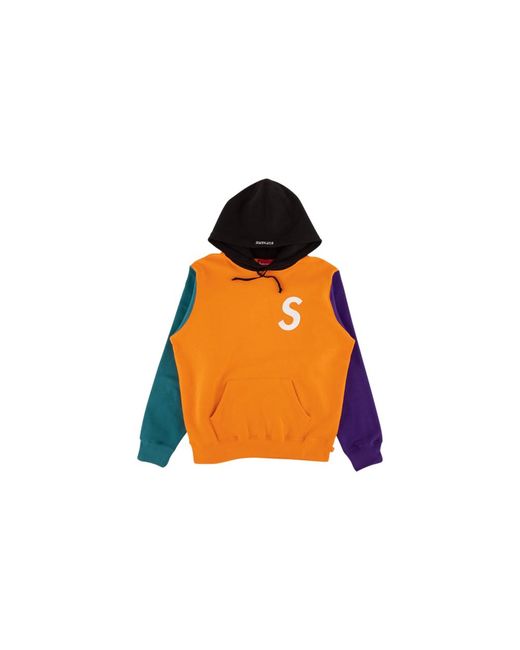 Logo Colorblocked Hoodie Supreme S Logo Hoodie Ss19 Supreme S Logo