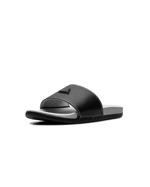 Adidas Black Adilette Comfort Slides "Core Metallic" Jq2254" for men