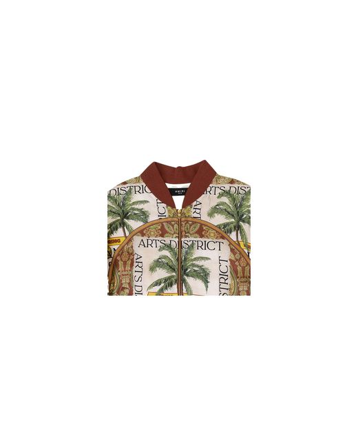 Amiri Black Rum Label Bomber Jacket "Multi" Ss22Mos013" for men