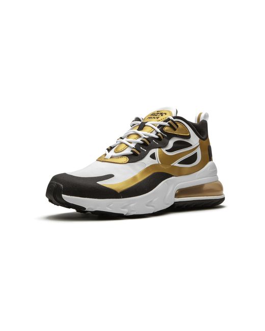 Nike Black Air Max 270 React "Metallic" Cw7298 100" for men