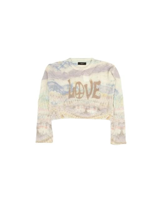 Amiri Black Tie Dye Love Sweater Y0W05307Cc Mul" for men