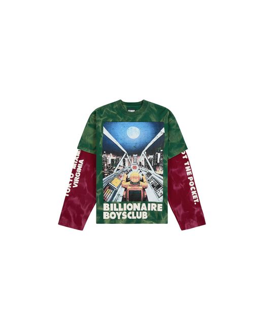 BBCICECREAM Green Arrival L/S T-Shirt "Eden" 851-9308-Eden" for men