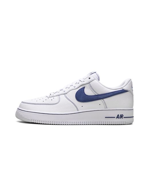 Nike Black Air Force 1 '07 Lv8 Deep Royal Contrast Stitch" Hq2037 100" for men
