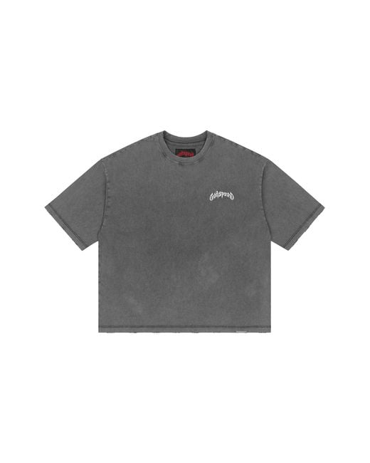 GODSPEED NEW YORK Gray Vital Necessi-Tee Washed Gs603" for men