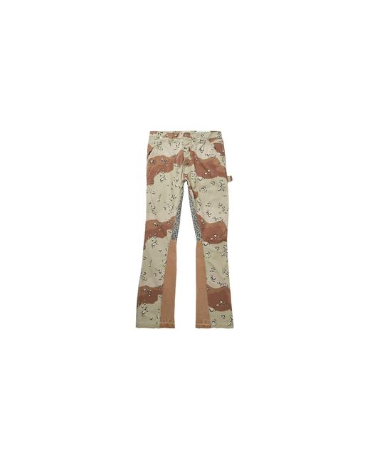 GALLERY DEPT. Black Chocolate Chip La Flare Camouflage Trousers La 5365 Fchch" for men