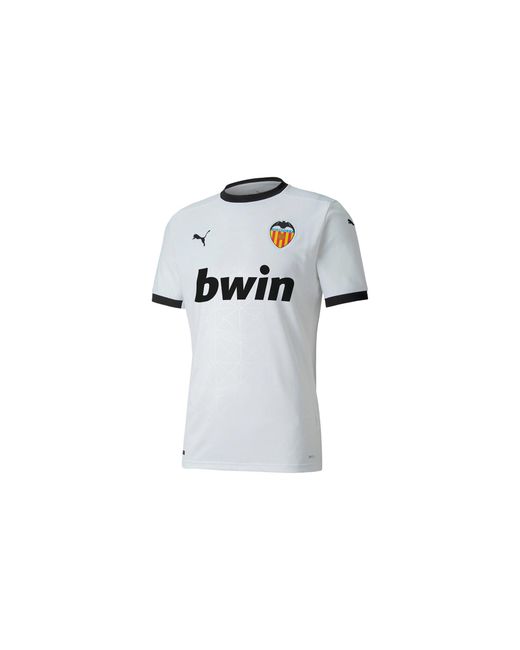 PUMA Black Vcf Valencia Home Shirt Replica 757470 01" for men