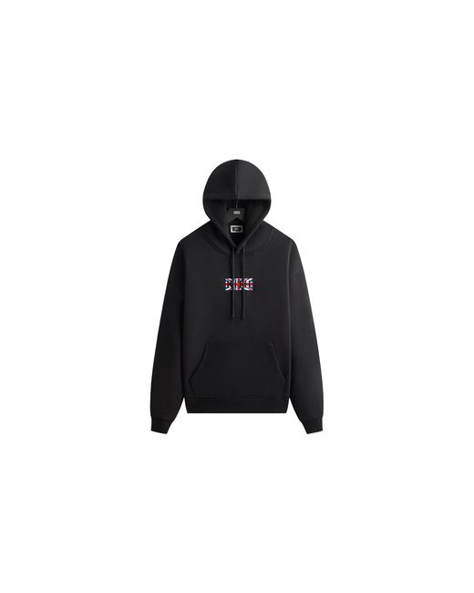 Kith Black London Classic Logo Nelson Hoodie Khm034108 001" for men