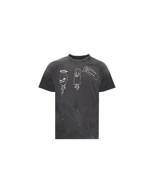 SAINT Mxxxxxx Black Life Beyond Earth T-Shirt Sm Hr8 0000 088" for men
