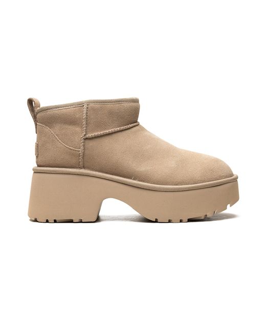 Ugg Black Classic Ultra Mini New Heights "Mustard Seed" 1158311 Mdsd"