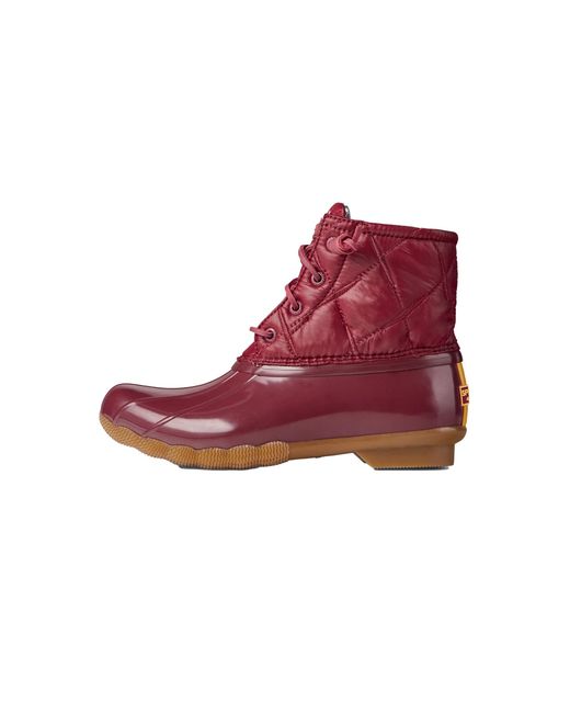 Sperry Top-Sider Red Saltwater Nylon Quilt Sts85530"