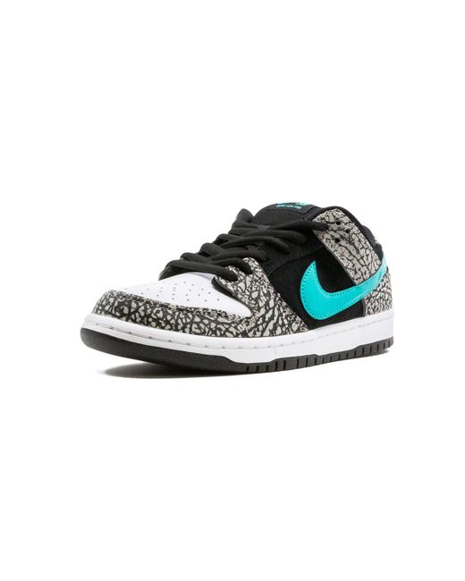 Nike Black Sb Dunk Low Pro "Elephant" Bq6817 009" for men