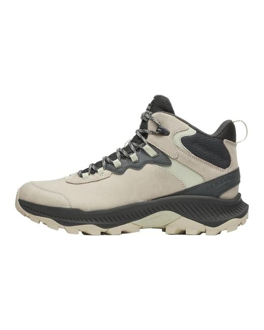 Merrell Black Speed Strike 2 Ltr Mid Waterproof "Basalt" J038387" for men