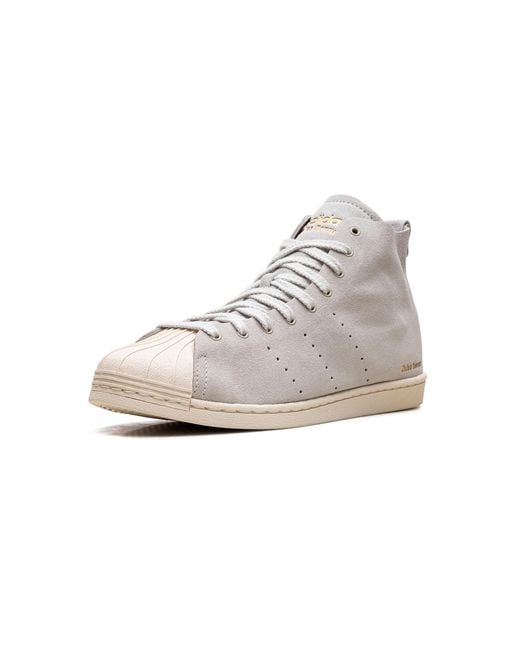 Adidas Gray Superstar Hi "Wales Bonner for men