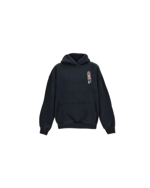 Rhude Black Fumar 91 Hoodie "Vintage Rhss26Ho04012 3159" for men