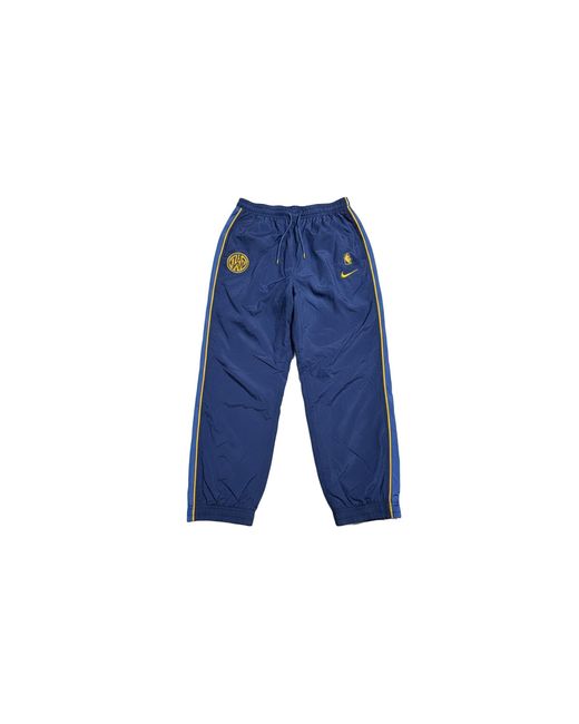 Nike Blue Nba Golden State Warriors Athletic Track Pants Av6734 471" for men
