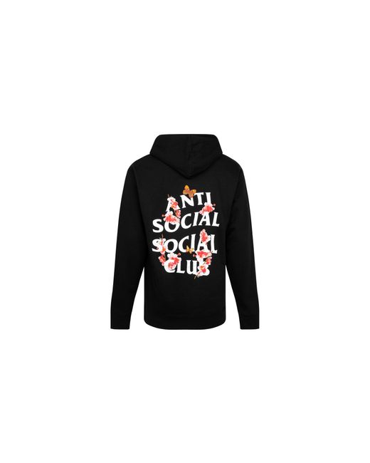 ANTI SOCIAL SOCIAL CLUB Black Kkoch Hoodie As0154" for men