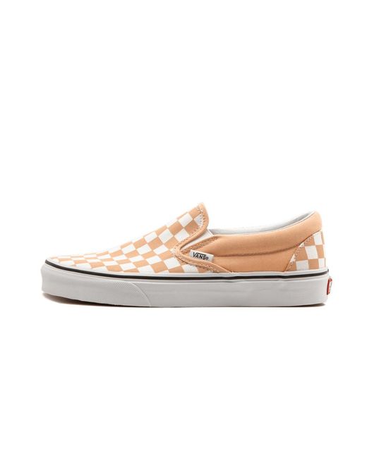 vans cream checkerboard