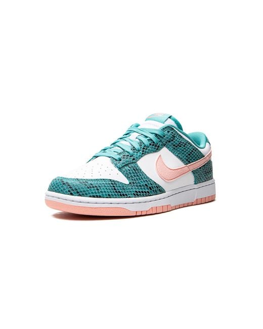 Nike Blue Dunk Low "Snakeskin Washed Bleached Coral" Dr8577 300" for men