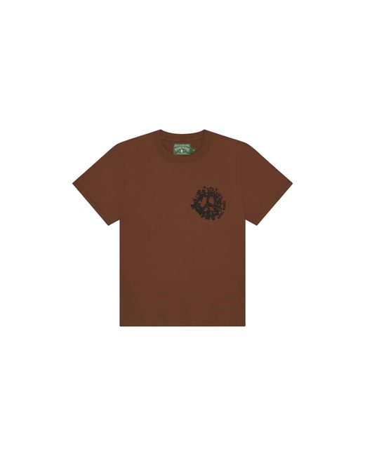DENIM TEARS Brown Denim University T-Shirt Dt464" for men