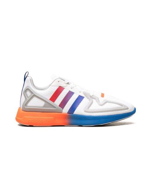 Adidas Blue Zx 2K Flux "Gradient Sole" Fx2044" for men