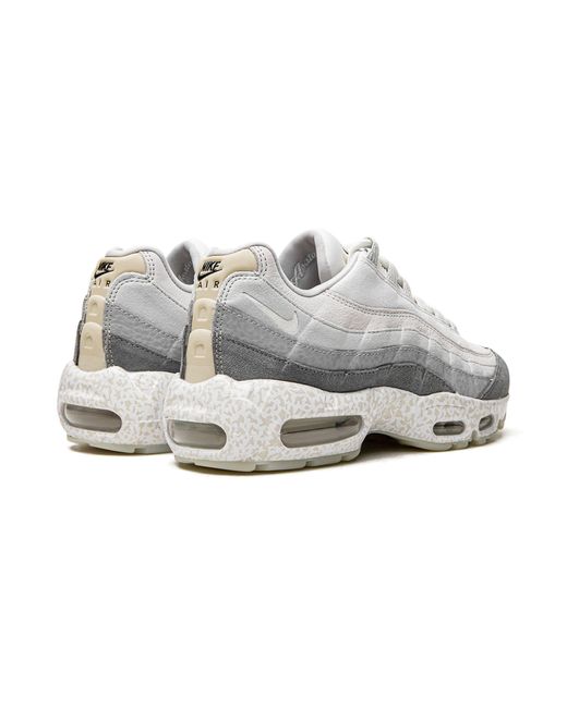 Nike Black Air Max 95 Qs "light Bone-glow In The Dark" Shoes