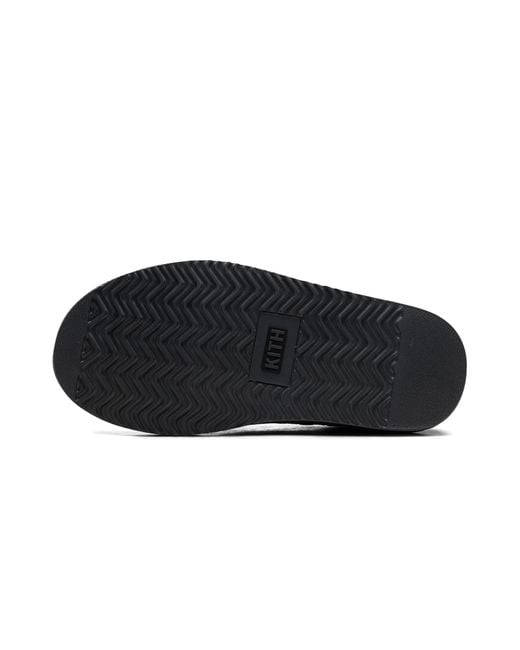 Kith Black Mas Monogram Shearling Slippers "Idea" Khmsh0004 176" for men