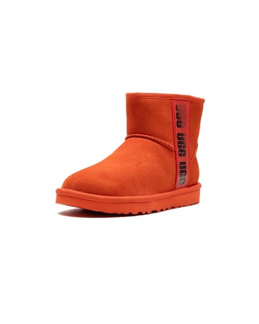 Ugg Red Classic Mini Side Logo Ii Boot 1134962 Hong"