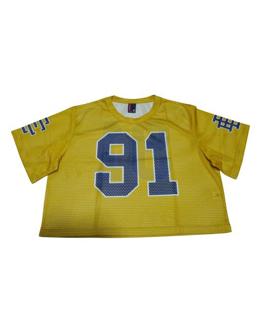 Eric Emanuel Green Ee Cropped Jersey Core Mesh Ee745" for men