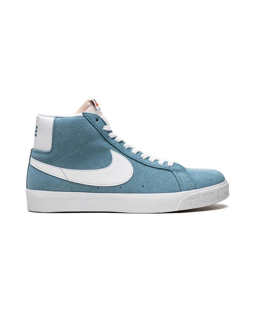 Nike Blue Sb Zoom Blazer Mid "Cerulean" 864349 404" for men