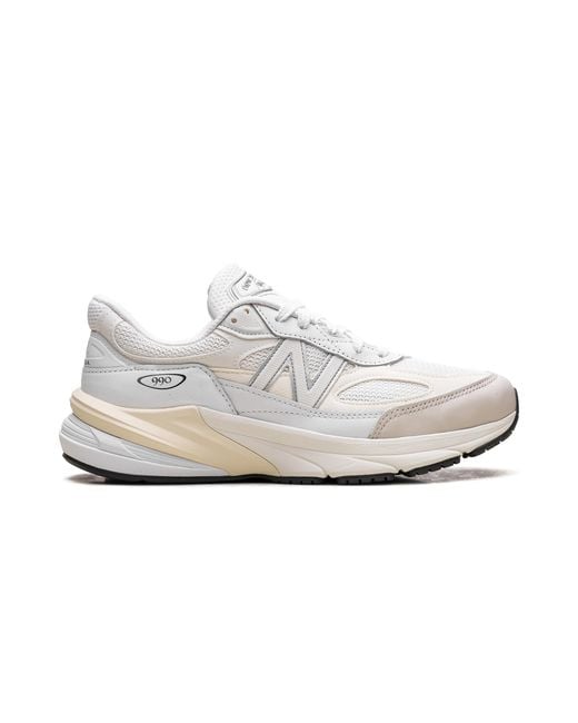 New Balance White 990V6 "Made for men