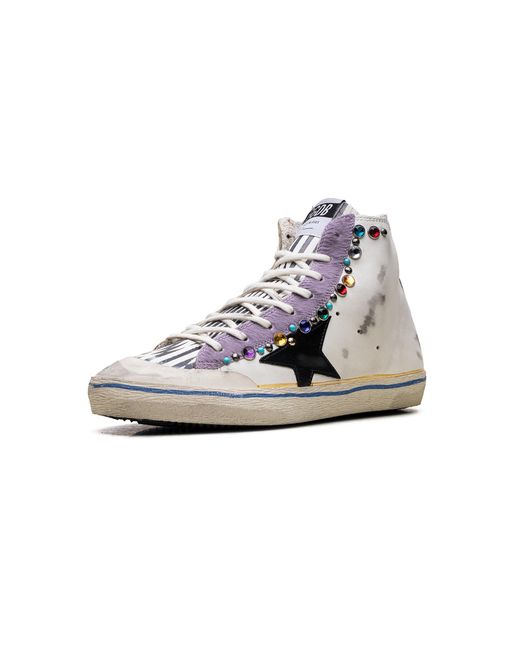 Golden Goose Deluxe Brand Black Francy Penstar Lab Leather Star And Studs" Gmf00114 F006976 82886" for men