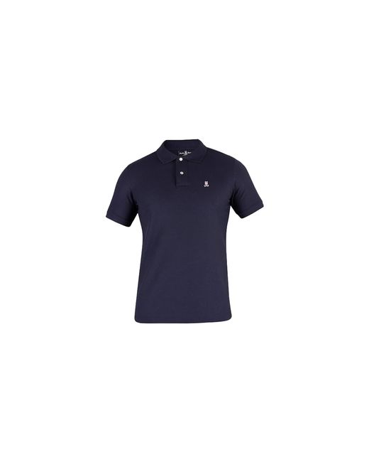 Psycho Bunny Blue Classic Polo B6K001Arpc 410" for men