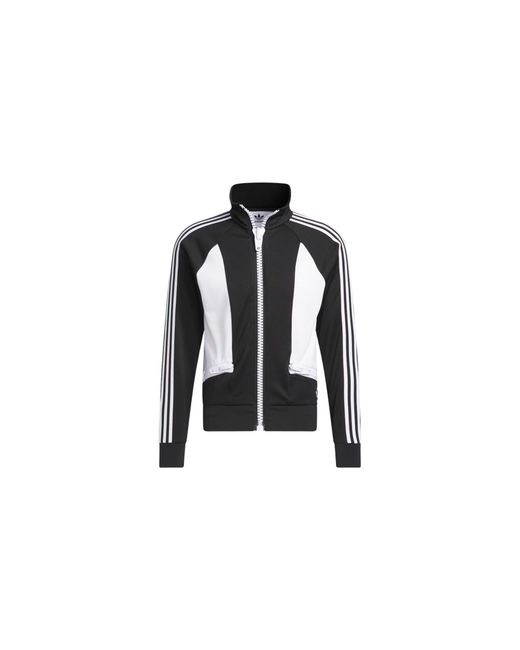 Adidas Black Big Zipper Jacket Hy1810" for men