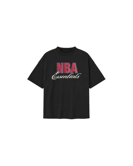 Fear Of God Black Nba 90's T-Shirt 125Nb252222F" for men