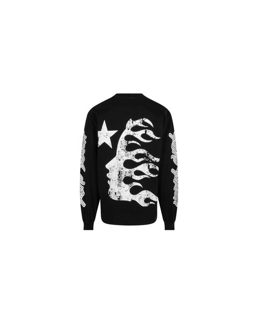 HELLSTAR Black Inner Star Long Sleeve Hsr030" for men