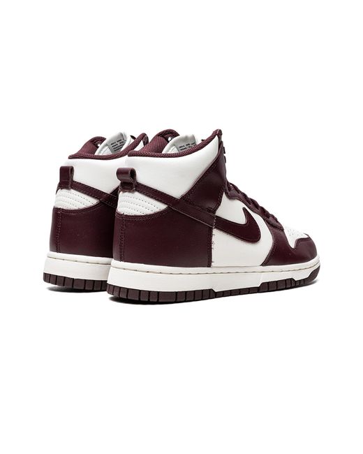 Nike Black Dunk High "Burgundy Crush" Dd1869 601"