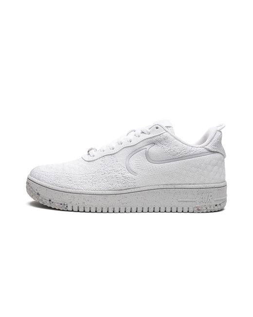 Nike Black Air Force 1 Crater Flyknit Nn "Whiteout" Dm0590 100" for men