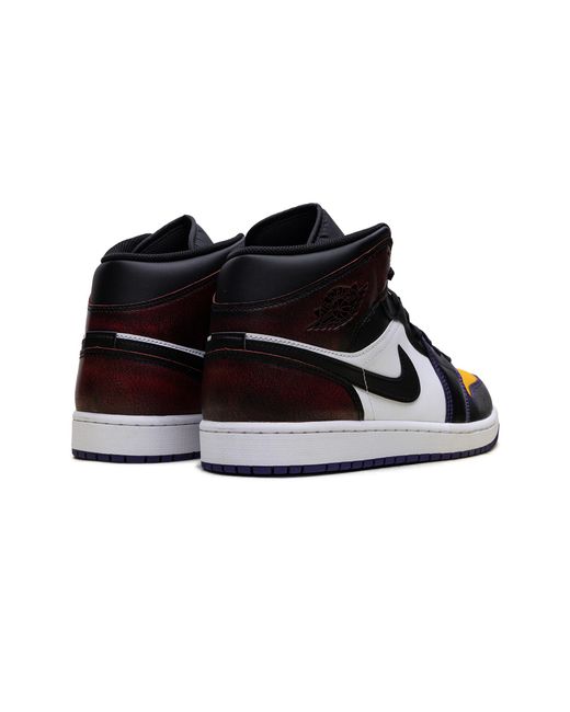 Nike Black 1 Mid Se "La To Chicago" Iq9383 611" for men