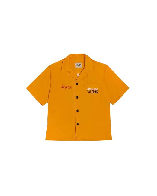 GALLERY DEPT. Yellow Atelier Parker Short Sleeve Button Up Shirt Gd371" for men
